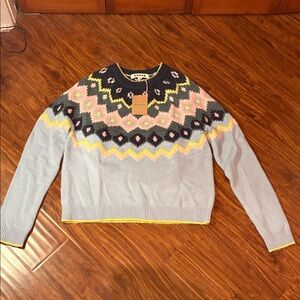 Boden Colorful Patterned Women Sweater